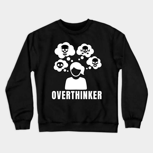 Female overthinker Crewneck Sweatshirt by Bennybest